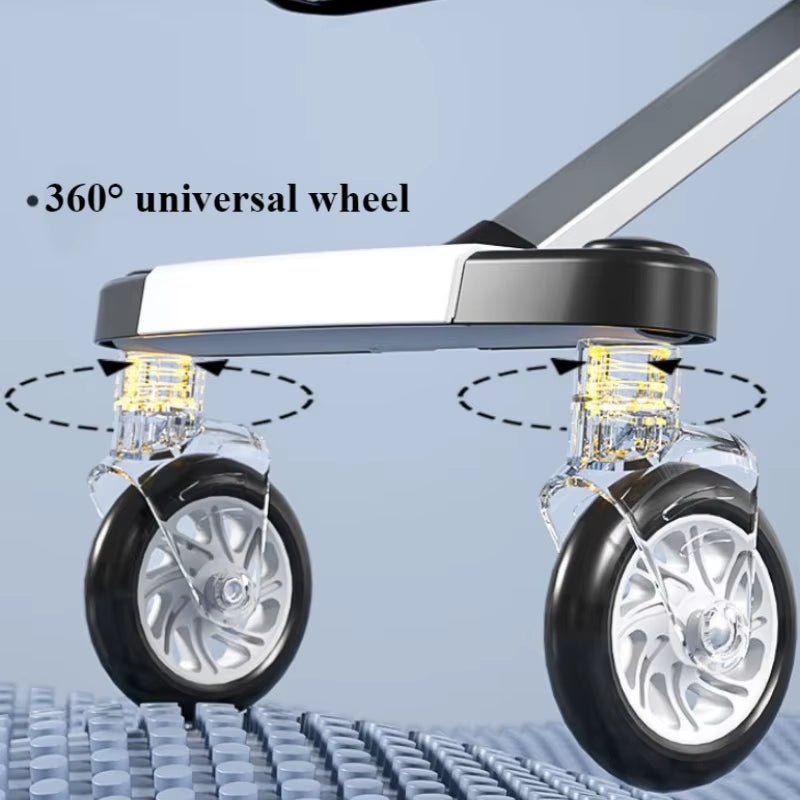 Lightweight Double Stroller with Canopy for Infants & Toddlers Travel Twin Umbrella Stroller Compact Easy Fold Aluminum Frame - FLUFFI
