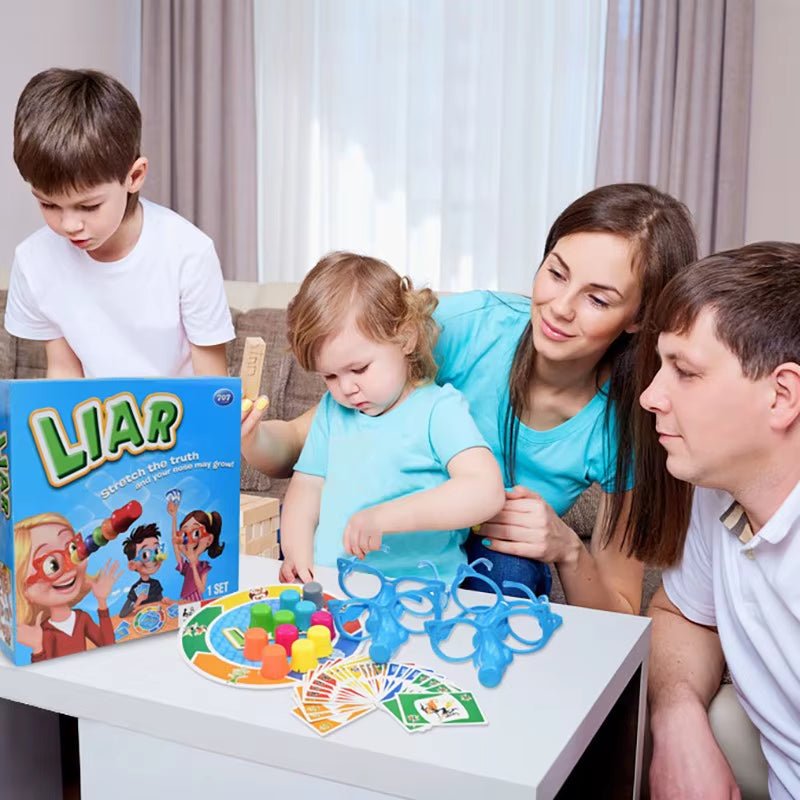 Long Nose Guess Who - Lied Punishment - Interactive Board Game - FLUFFI