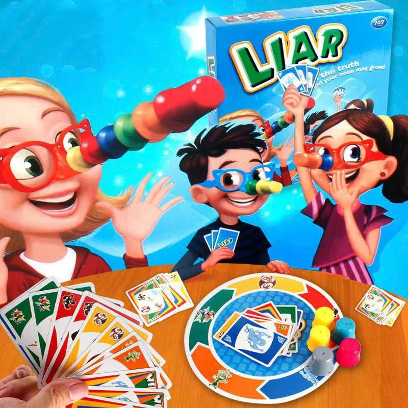 Long Nose Guess Who - Lied Punishment - Interactive Board Game - FLUFFI