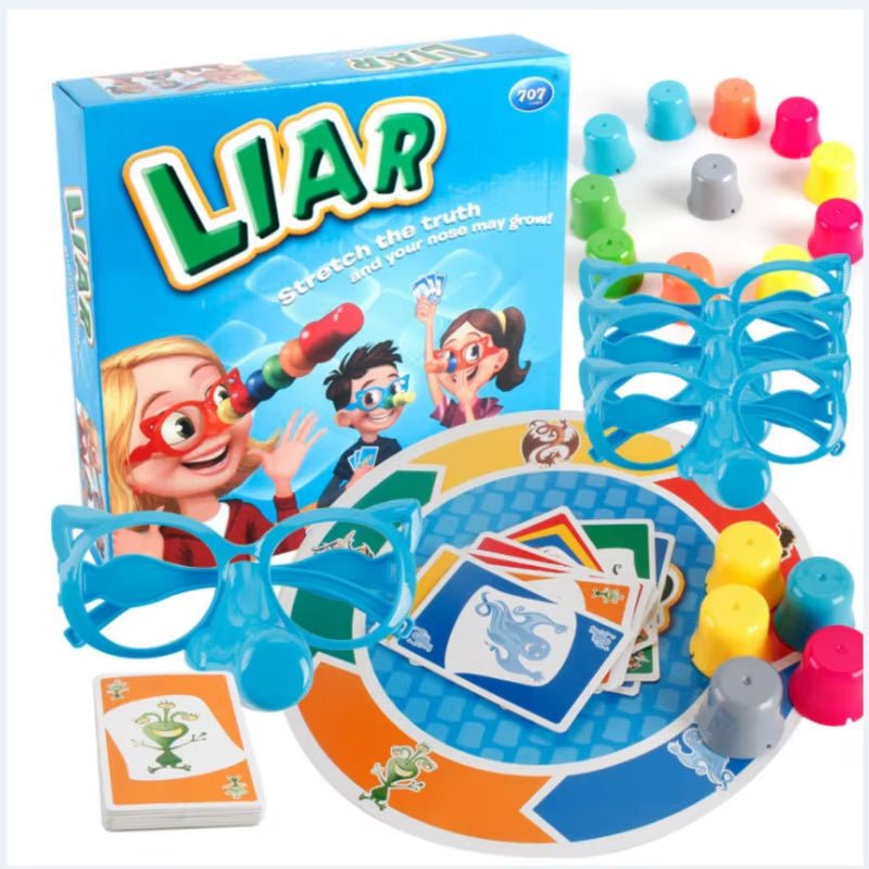 Long Nose Guess Who - Lied Punishment - Interactive Board Game - FLUFFI