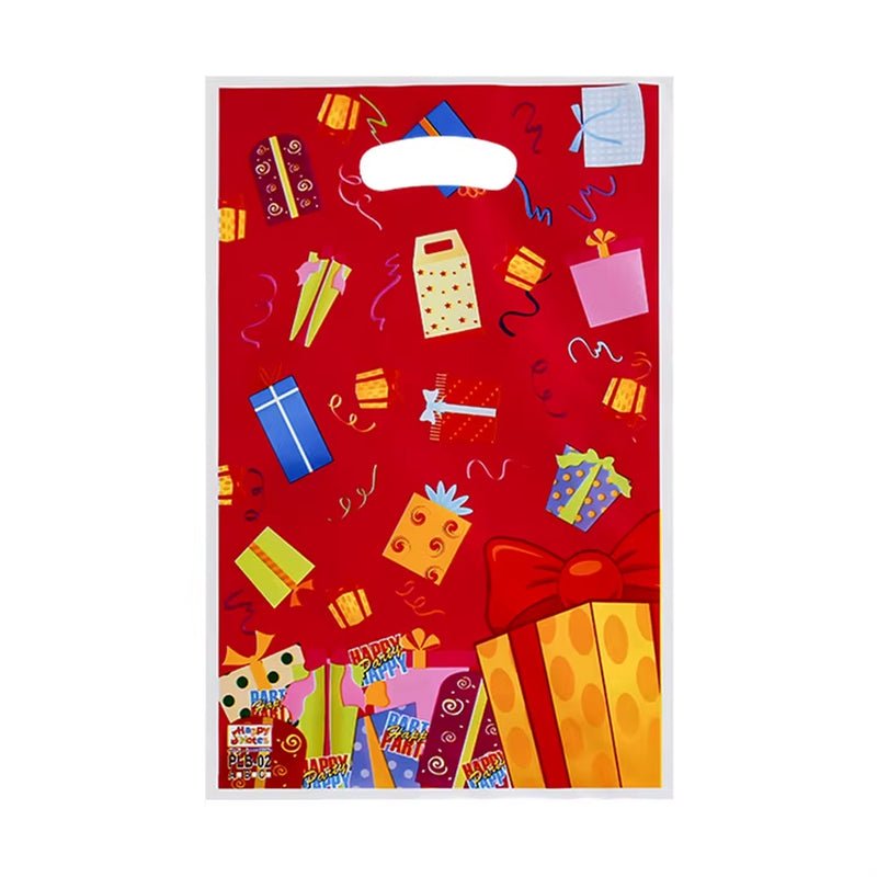Lot Birthday Party Gift Bag Plastic Children'S Candy Gift Box Banquet Popp Pearlescent Packaging Strong and Durable - FLUFFI