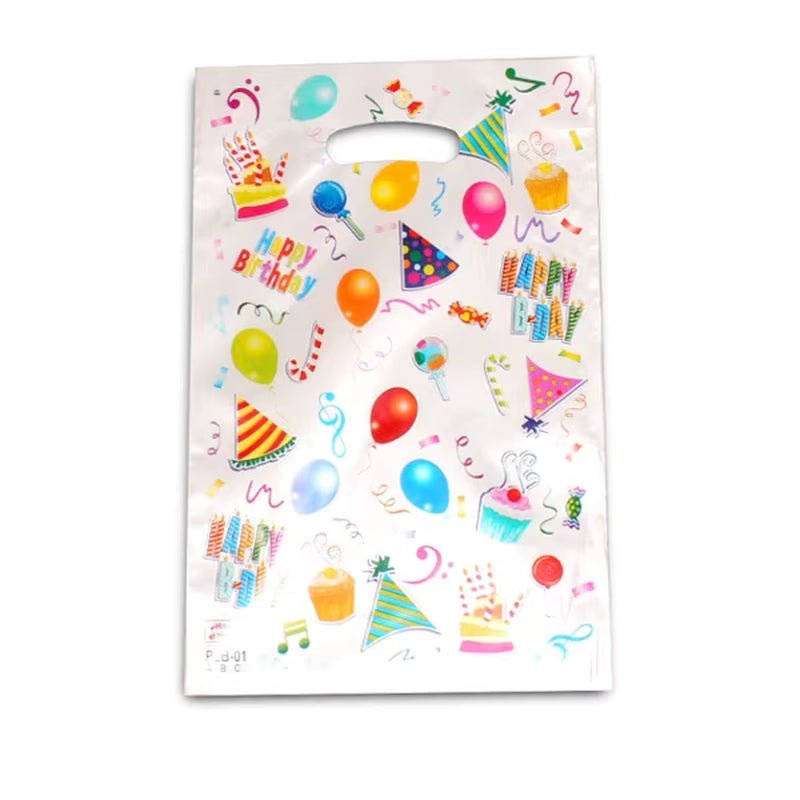 Lot Birthday Party Gift Bag Plastic Children'S Candy Gift Box Banquet Popp Pearlescent Packaging Strong and Durable - FLUFFI