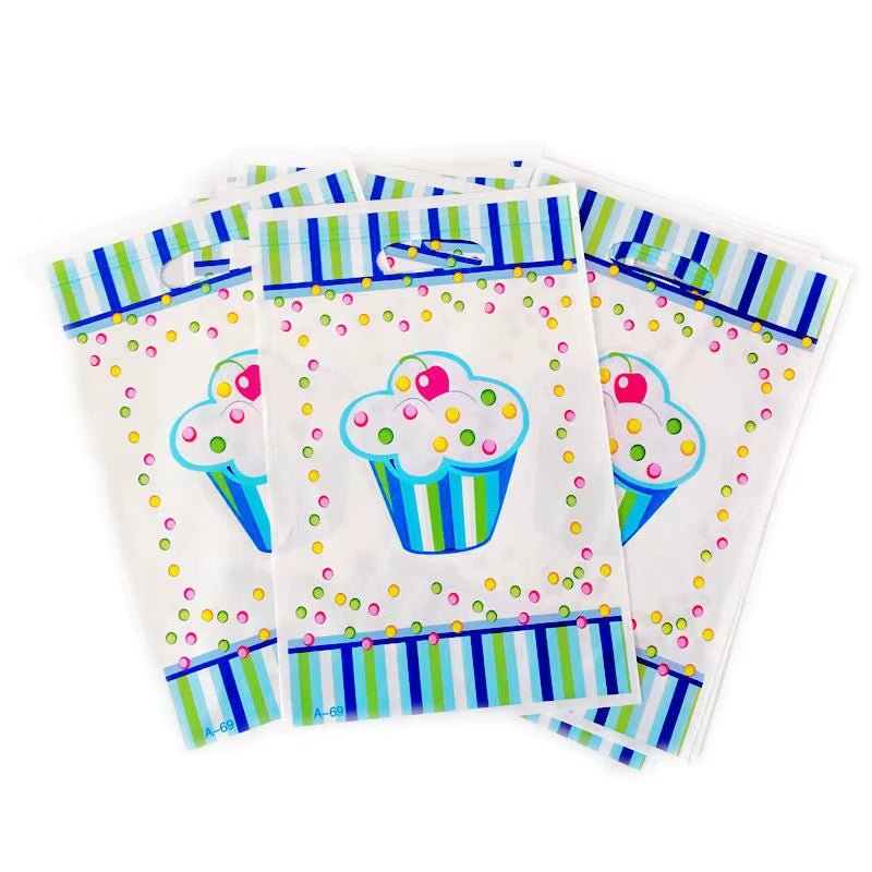 Lot Birthday Party Gift Bag Plastic Children'S Candy Gift Box Banquet Popp Pearlescent Packaging Strong and Durable - FLUFFI