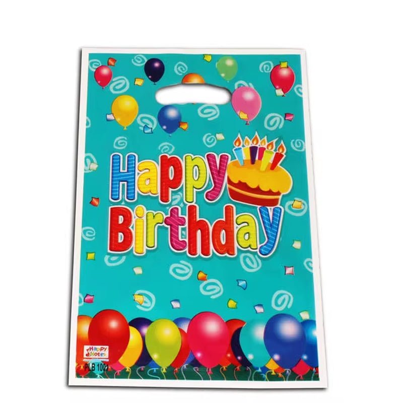Lot Birthday Party Gift Bag Plastic Children'S Candy Gift Box Banquet Popp Pearlescent Packaging Strong and Durable - FLUFFI
