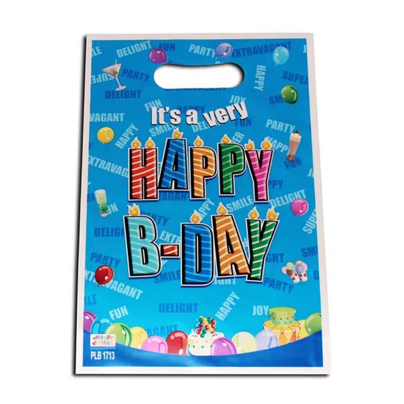 Lot Birthday Party Gift Bag Plastic Children'S Candy Gift Box Banquet Popp Pearlescent Packaging Strong and Durable - FLUFFI