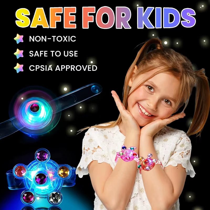 Luminous Spinner Bracelet | Kids Birthday Party Favors | Pinata Goodie Bag Filler - FLUFFI