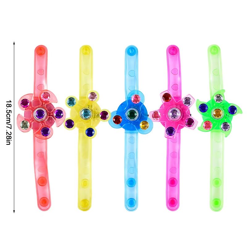 Luminous Spinner Bracelet | Kids Birthday Party Favors | Pinata Goodie Bag Filler - FLUFFI