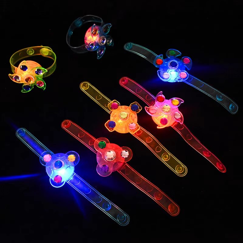 Luminous Spinner Bracelet | Kids Birthday Party Favors | Pinata Goodie Bag Filler - FLUFFI