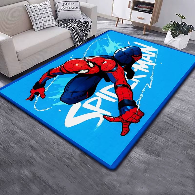 Marvel Spider Man HD Printed Carpet for Children,Living Room Bedroom Floor Mat Kitchen Mat Children'S Bedroom Mat - FLUFFI