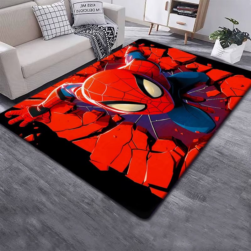 Marvel Spider Man HD Printed Carpet for Children,Living Room Bedroom Floor Mat Kitchen Mat Children'S Bedroom Mat - FLUFFI