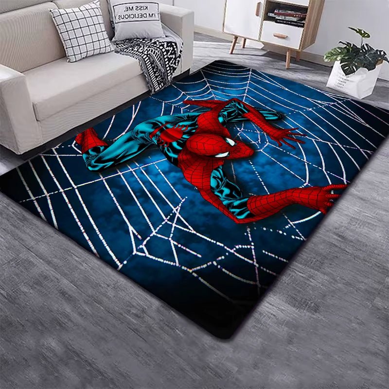 Marvel Spider Man HD Printed Carpet for Children,Living Room Bedroom Floor Mat Kitchen Mat Children'S Bedroom Mat - FLUFFI