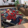 Marvel Superhero Series Spider Man Cartoon Carpet Rug for Bedroom Living Room Home Sofa Decoration,Kid Decor Floor Mat - FLUFFI