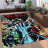 Marvel Superhero Series Spider Man Cartoon Carpet Rug for Bedroom Living Room Home Sofa Decoration,Kid Decor Floor Mat - FLUFFI