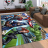 Marvel Superhero Series Spider Man Cartoon Carpet Rug for Bedroom Living Room Home Sofa Decoration,Kid Decor Floor Mat - FLUFFI
