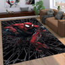 Marvel Superhero Series Spider Man Cartoon Carpet Rug for Bedroom Living Room Home Sofa Decoration,Kid Decor Floor Mat - FLUFFI
