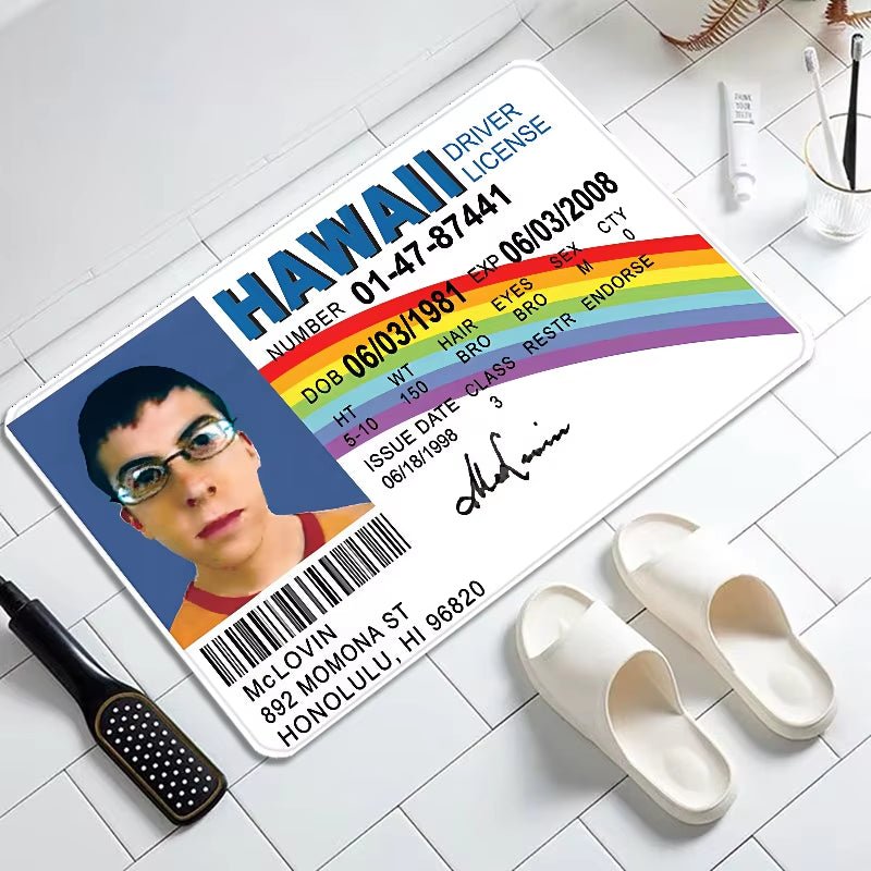 Mclovin Door Mat Entrance Non - Slip Doormat Washable Kitchen Carpet Hallway Rugs Bathroom Bath Door Mats - FLUFFI
