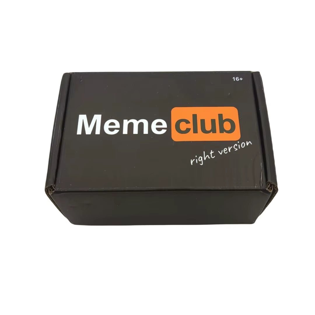 Meme Club, Interactive Tabletop Game, Card Game Suitable for Company Parties, Holiday Gifts. - FLUFFI