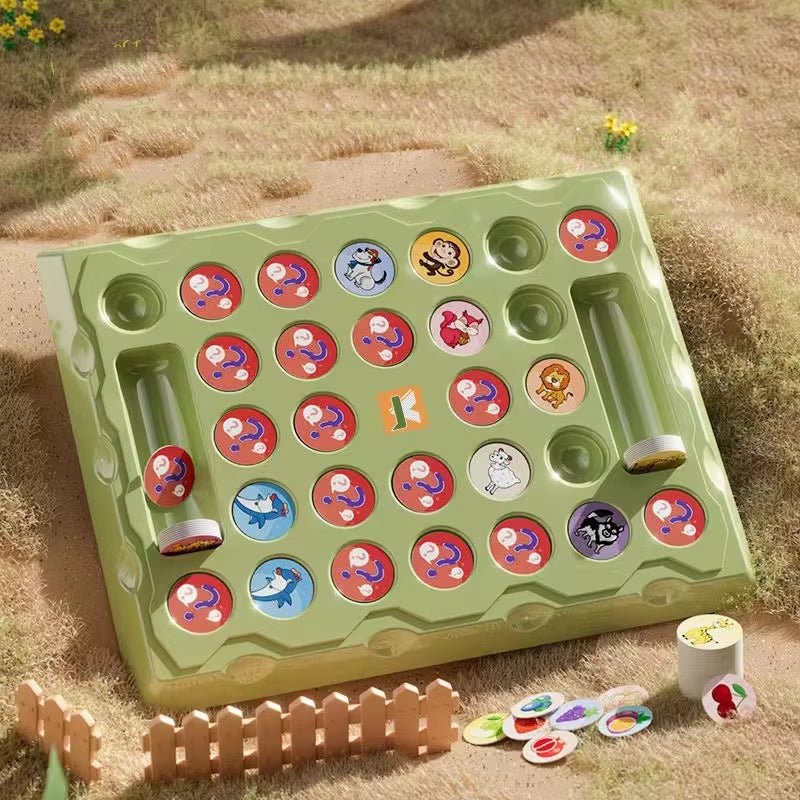 Memory Flip Chess | Logical Thinking |Memory Chain Chess - FLUFFI