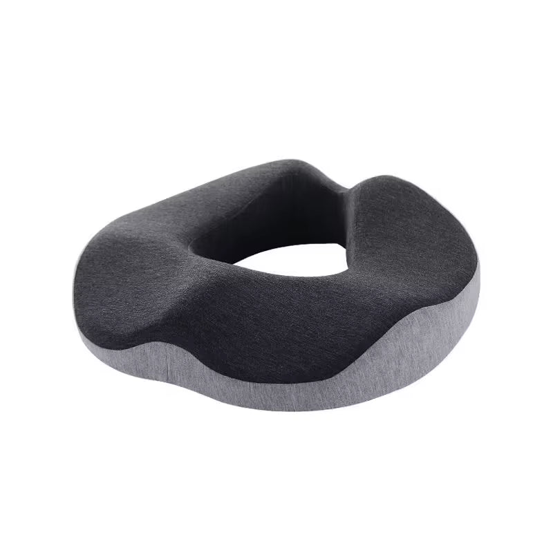 Memory Foam Seat Cushion - Non Slip - Orthopedic Prostate Cushion - FLUFFI