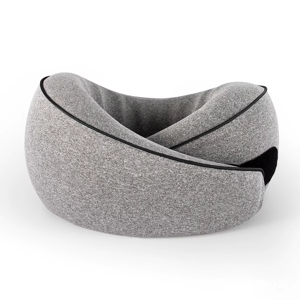 Memory Foam Travel Pillow | Provides Real Support to Head, Neck, and Chin - FLUFFI