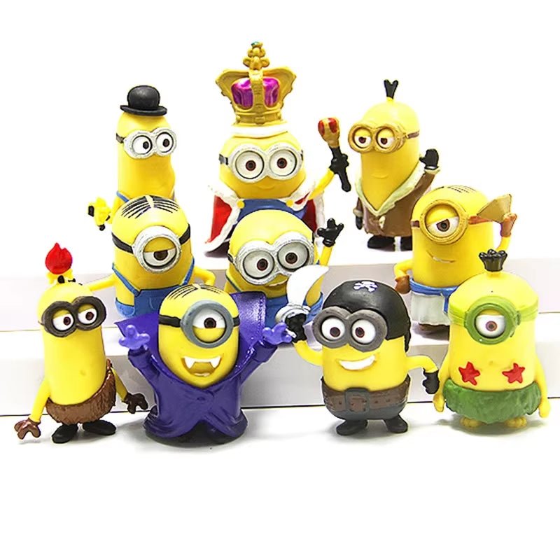 Miniones Anime Figure Toys 3D Eye Despicable Miniones Action Figures Classic - FLUFFI