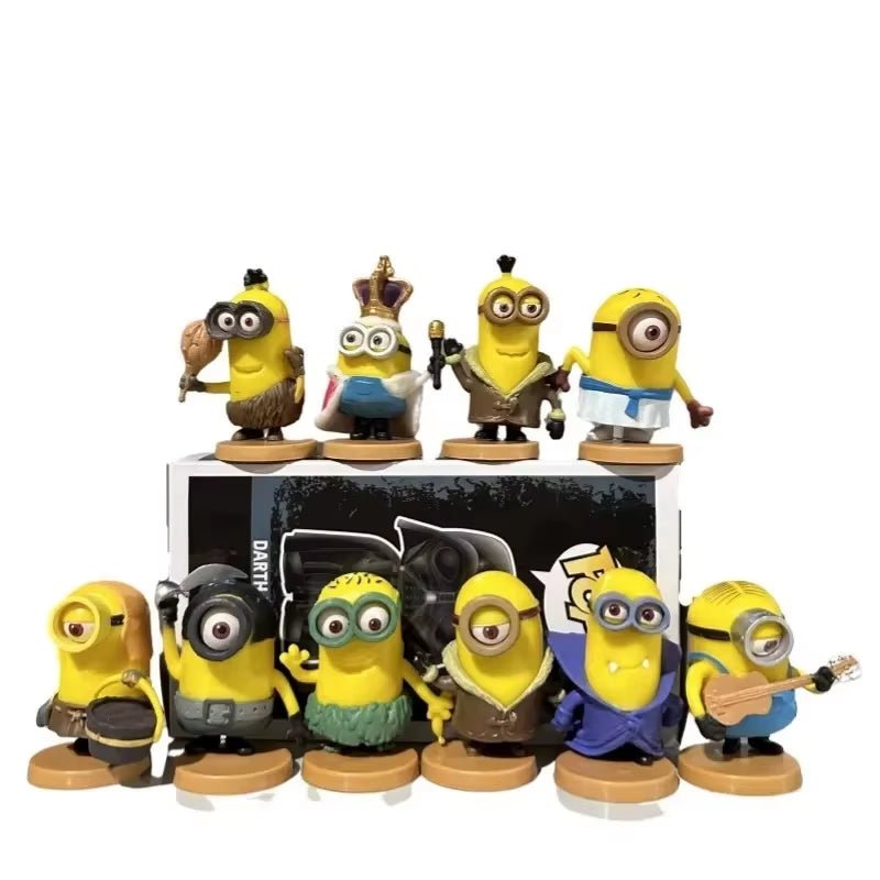 Miniones Anime Figure Toys 3D Eye Despicable Miniones Action Figures Classic - FLUFFI