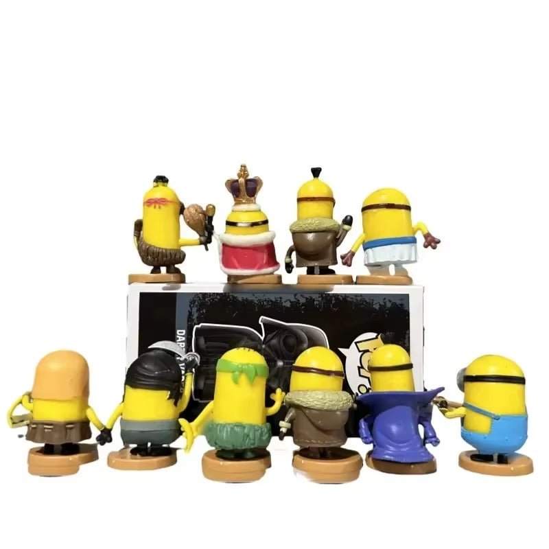 Miniones Anime Figure Toys 3D Eye Despicable Miniones Action Figures Classic - FLUFFI