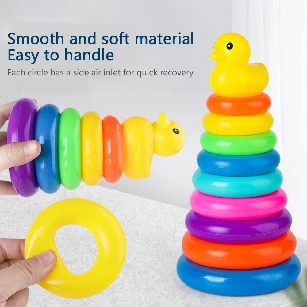 Montessori Baby Toy Rolling Ball Children Montessori Educational Games for Babies Stacking Track Baby Development Toys Children - FLUFFI