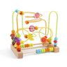 Montessori Baby Toys Wooden Roller Coaster Bead Maze Abacus Math Toys Toddler Early Educational Toys for Kids Children 1 - 3 Years - FLUFFI