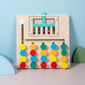 Montessori Wooden Color Matching Puzzles, Logic Game,Thinking Training Enlightenment Hand - Eye Coordination Early Educational Toy - FLUFFI