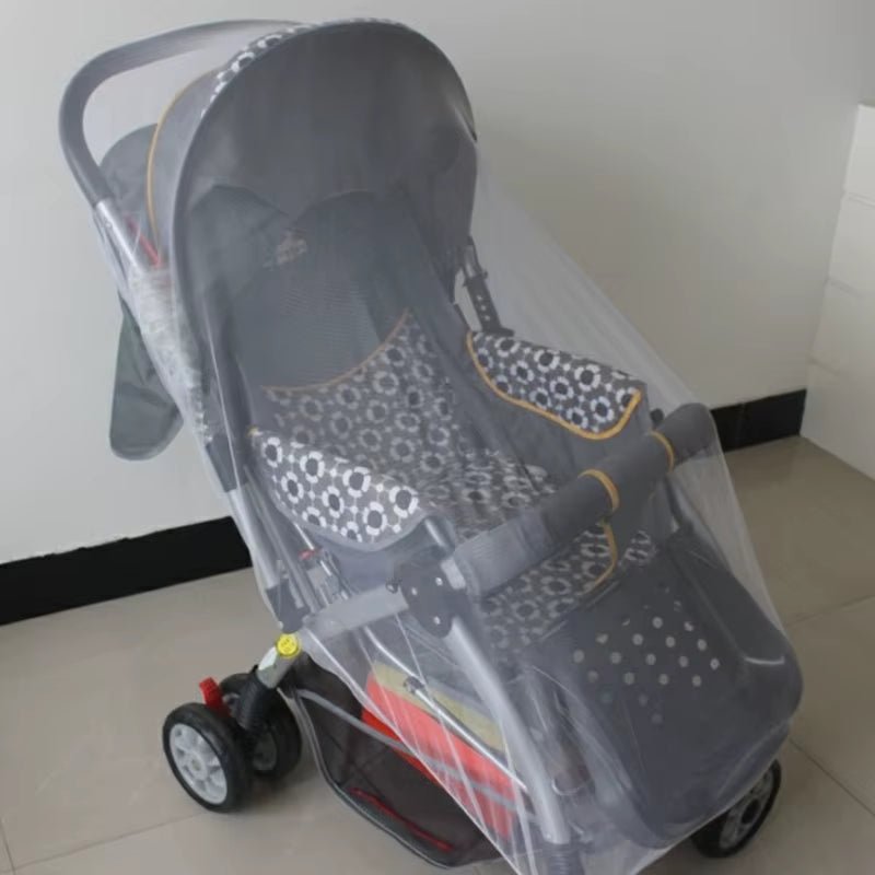Mosquito Net on the Stroller Baby Carriage Mesh Cover Universal Summer Anti - Mosquito Tent Protection Newborn Kids Mosquito Net - FLUFFI