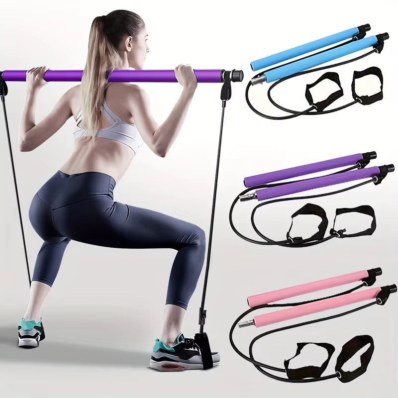 Multifunctional Pilates Bar | Combination Fitness | Yoga Chest Expansion - FLUFFI
