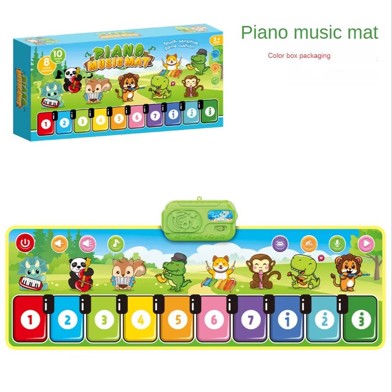 Musical Piano Mat - Floor Violin Keyboard - 8 Instruments Sounds - FLUFFI
