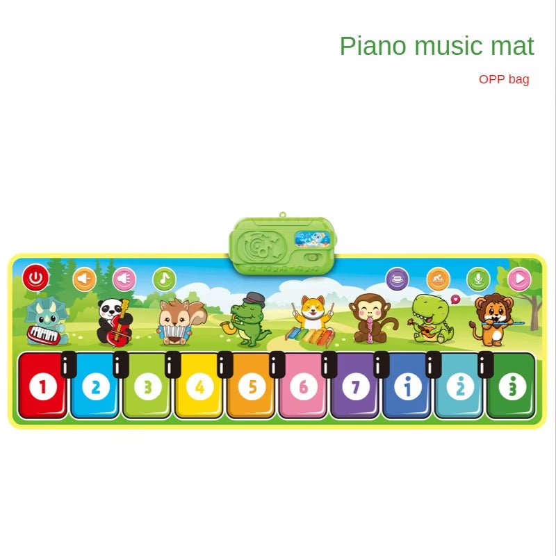 Musical Piano Mat - Floor Violin Keyboard - 8 Instruments Sounds - FLUFFI