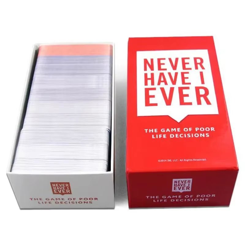 Never Have I Ever | Deluxe Box | Mega Set 550 Cards |Extension Board Game - FLUFFI