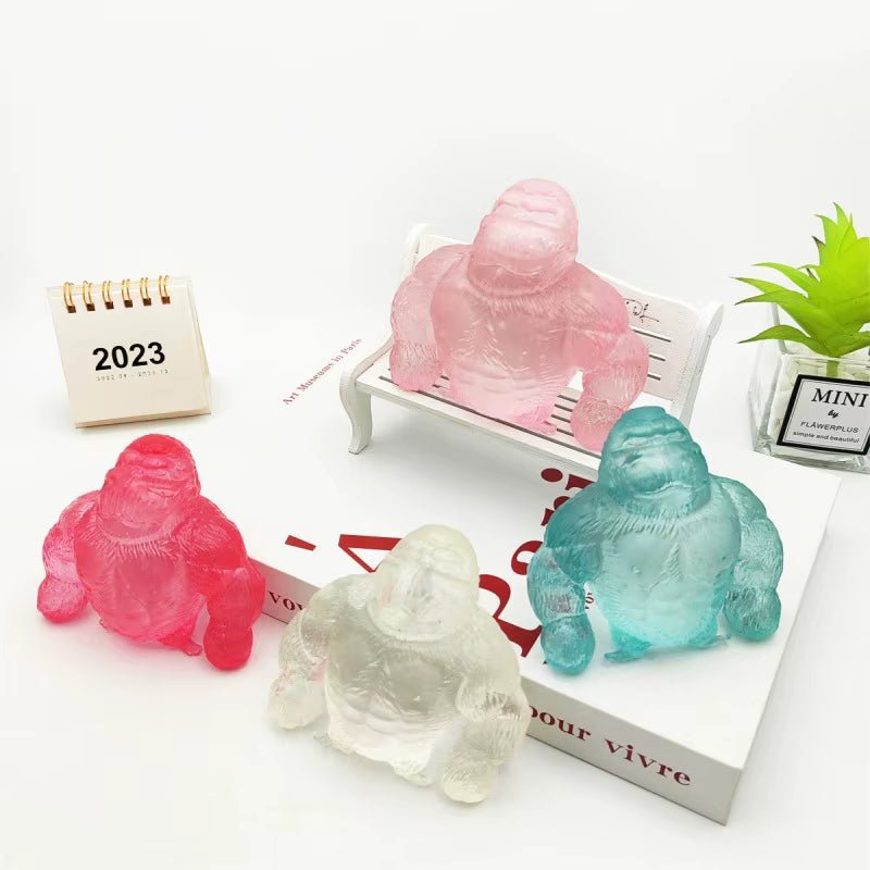 Novelty Fingertip Toys Cute Funny Maltose Balls Orangutan Crocodile Strong Orangutan Squishy Slow Rebound Fidget - FLUFFI