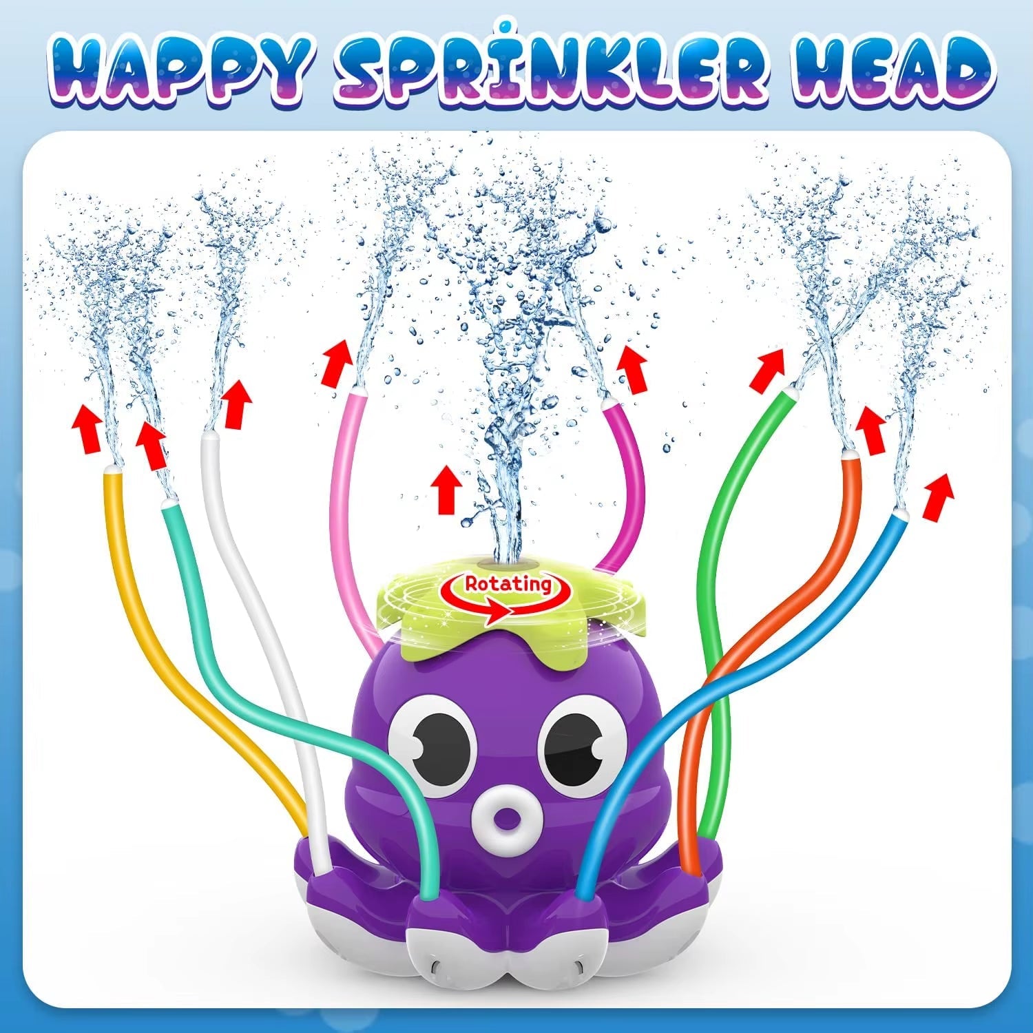 Octopus Sprinkler | Garden Water Toys | Summer Splash - FLUFFI