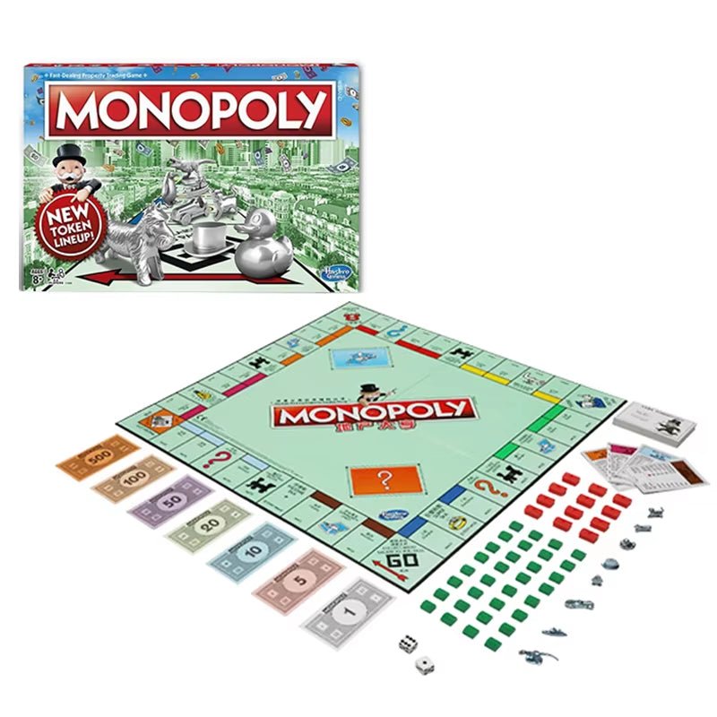 Original Monopoly | Board Games | Electronic Banking | Family Fun! - FLUFFI