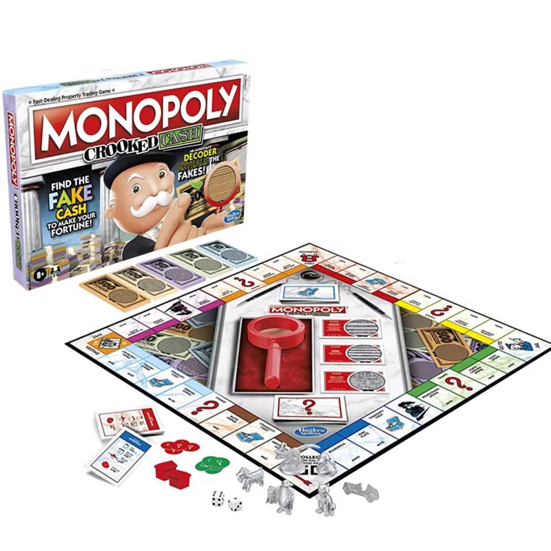 Original Monopoly | Board Games | Electronic Banking | Family Fun! - FLUFFI
