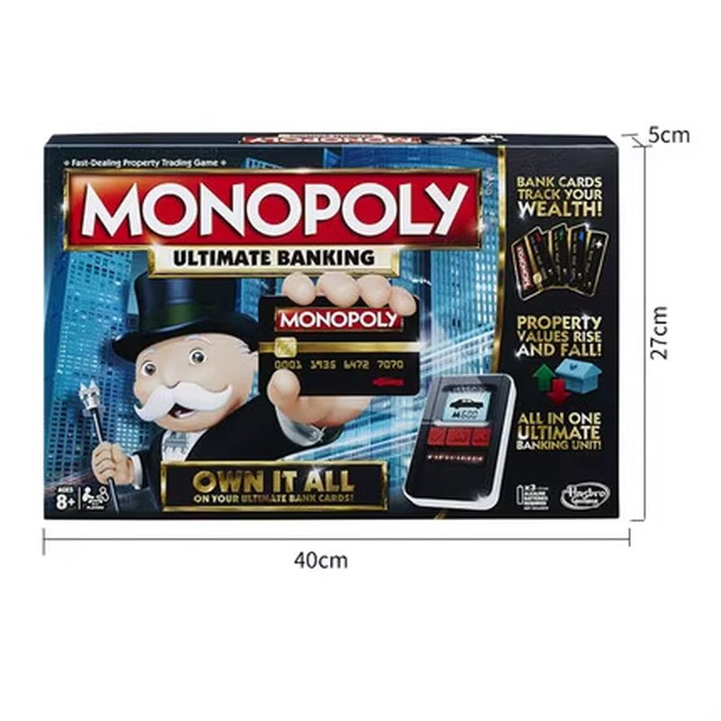 Original Monopoly | Board Games | Electronic Banking | Family Fun! - FLUFFI