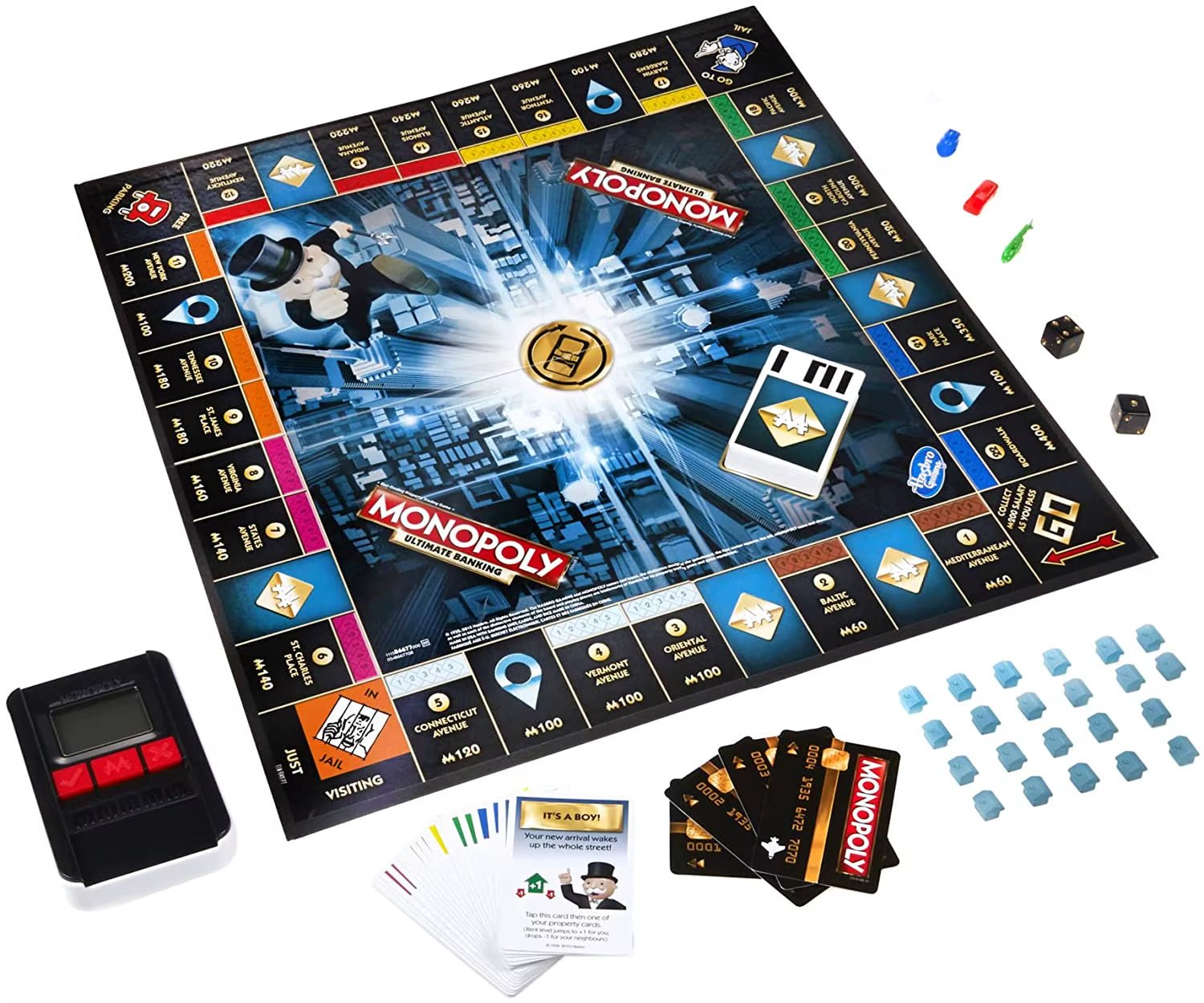 Original Monopoly | Board Games | Electronic Banking | Family Fun! - FLUFFI