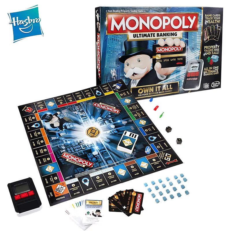 Original Monopoly | Board Games | Electronic Banking | Family Fun! - FLUFFI