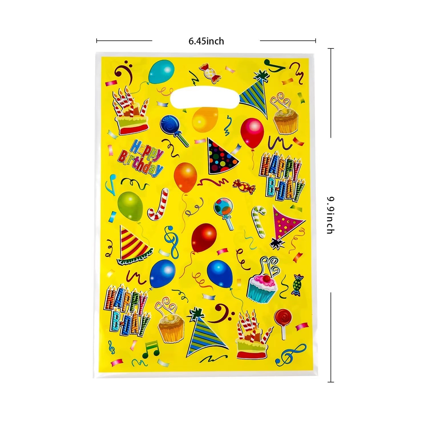 Plastic Gift Bag for Children'S Candy, Banquet Popp Pearlescent Packaging, Strong and Durable, Birthday Party, 10 - 50 Pcs/Lot - FLUFFI
