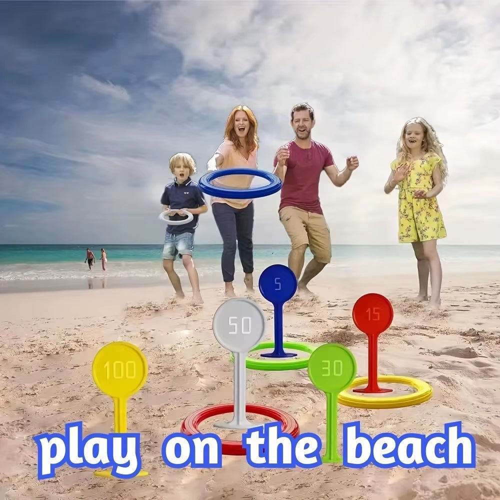 Plastic Ring Toss Game - Outdoor Activities - FLUFFI