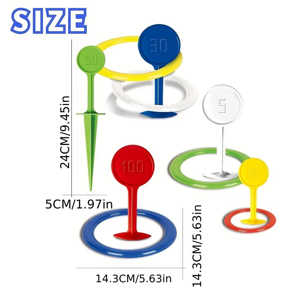 Plastic Ring Toss Game - Outdoor Activities - FLUFFI