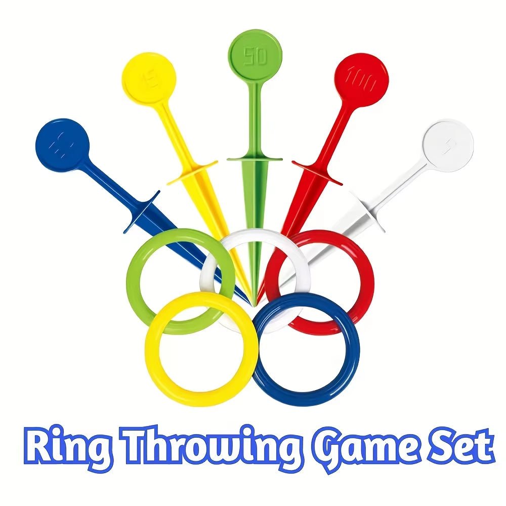 Plastic Ring Toss Game - Outdoor Activities - FLUFFI