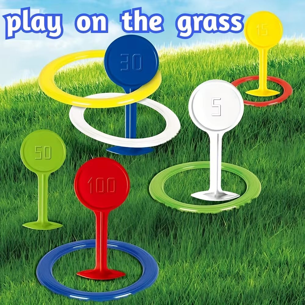 Plastic Ring Toss Game - Outdoor Activities - FLUFFI