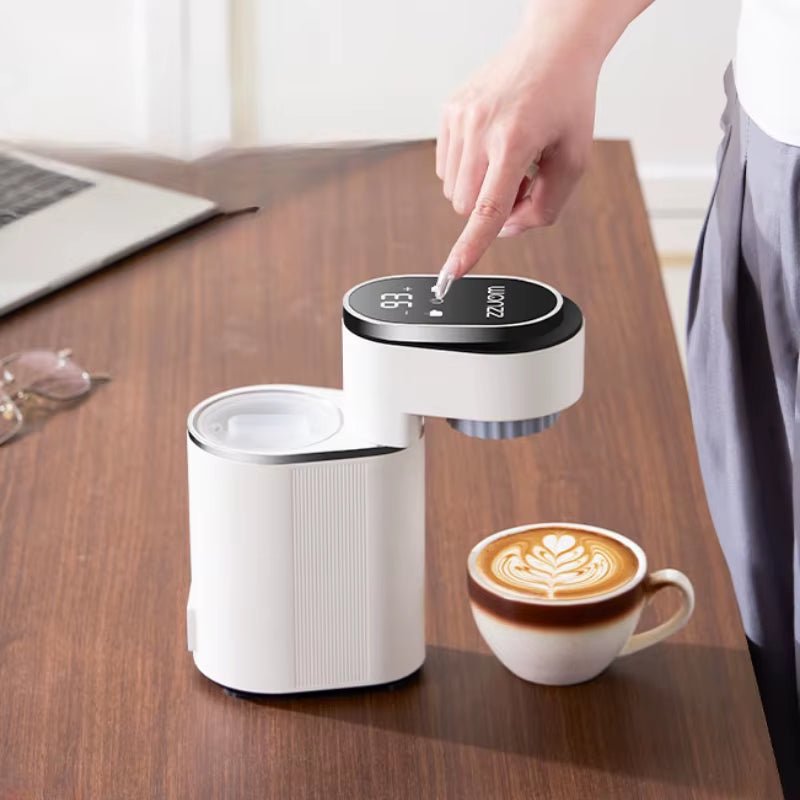 Portable Italian Coffee Machine Lightweight Semi - Automatic Home Espresso Machine Small Mini Portable Travel Coffee Machine - FLUFFI