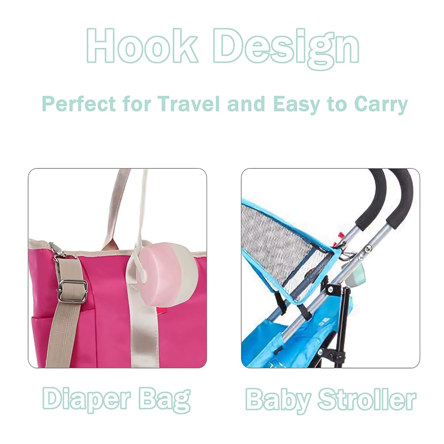 Portable Pacifier Case - Pacifier Teether Container - For Travel - FLUFFI