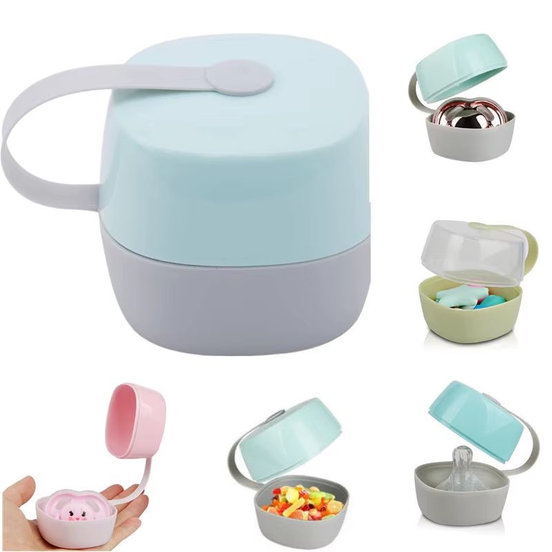 Portable Pacifier Case - Pacifier Teether Container - For Travel - FLUFFI